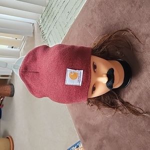 Red Carhartt Beanie Hat